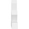 Ekena Millwork Saratoga Architectural Grade PVC Gable Bracket, 48"W x 30"H x 6"D x 6"F, 15/12 Pitch GBP048X30X0606SAR00 - alternate 3